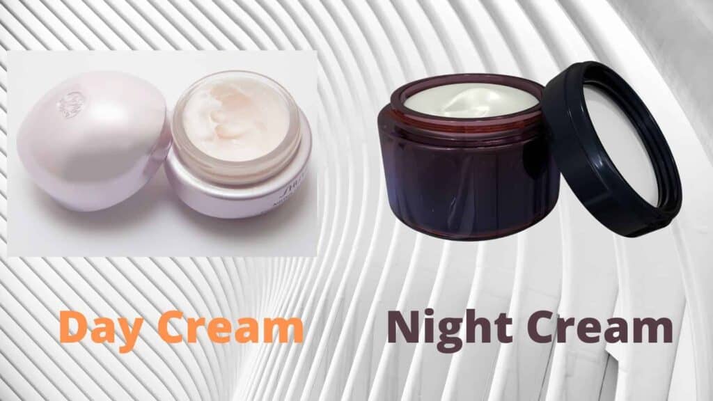 Difference between day cream and night cream