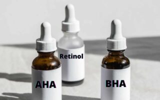 AHA, BHA and Retinol benefits for skin