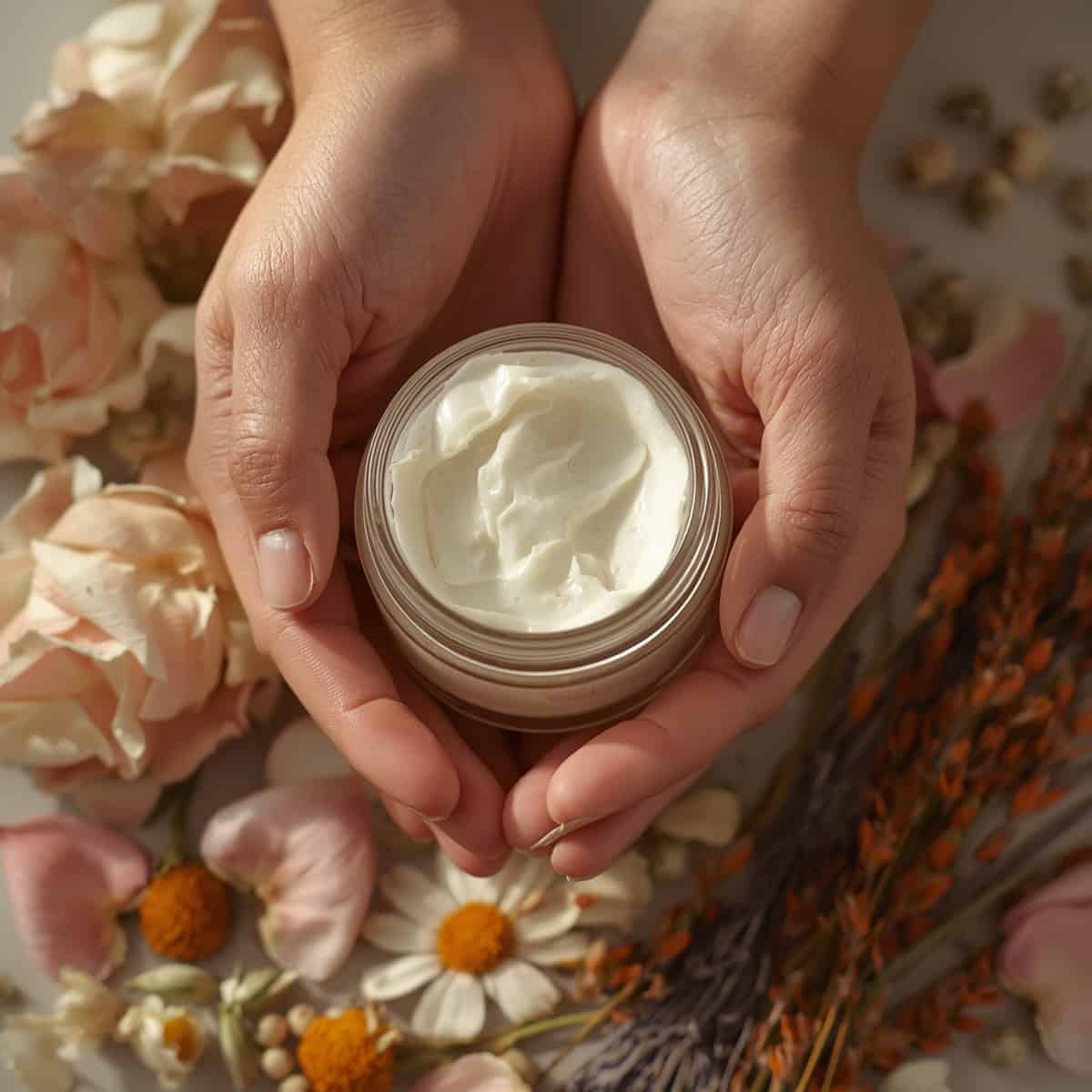 organic skincare cream